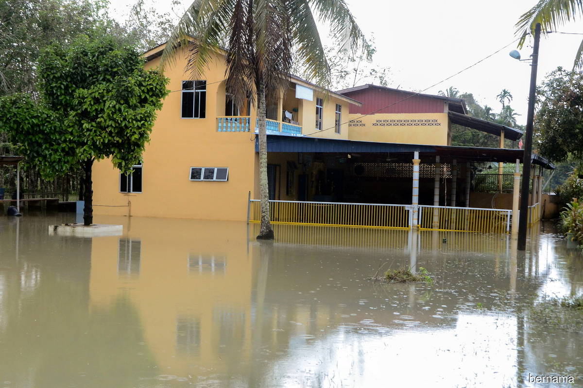 Kampung Muring, Tanah Merah, Kelantan as seen on Saturday (Feb 4).